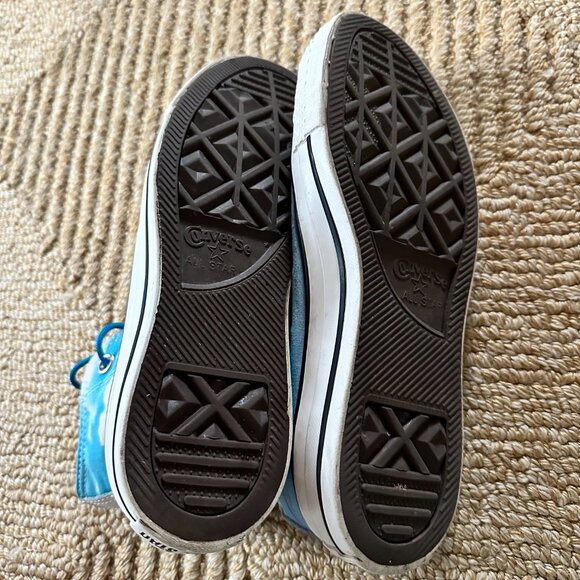 Unique High-tops Converse Women's Size 6 Blue Tones Pattern - Picture 5 of 9